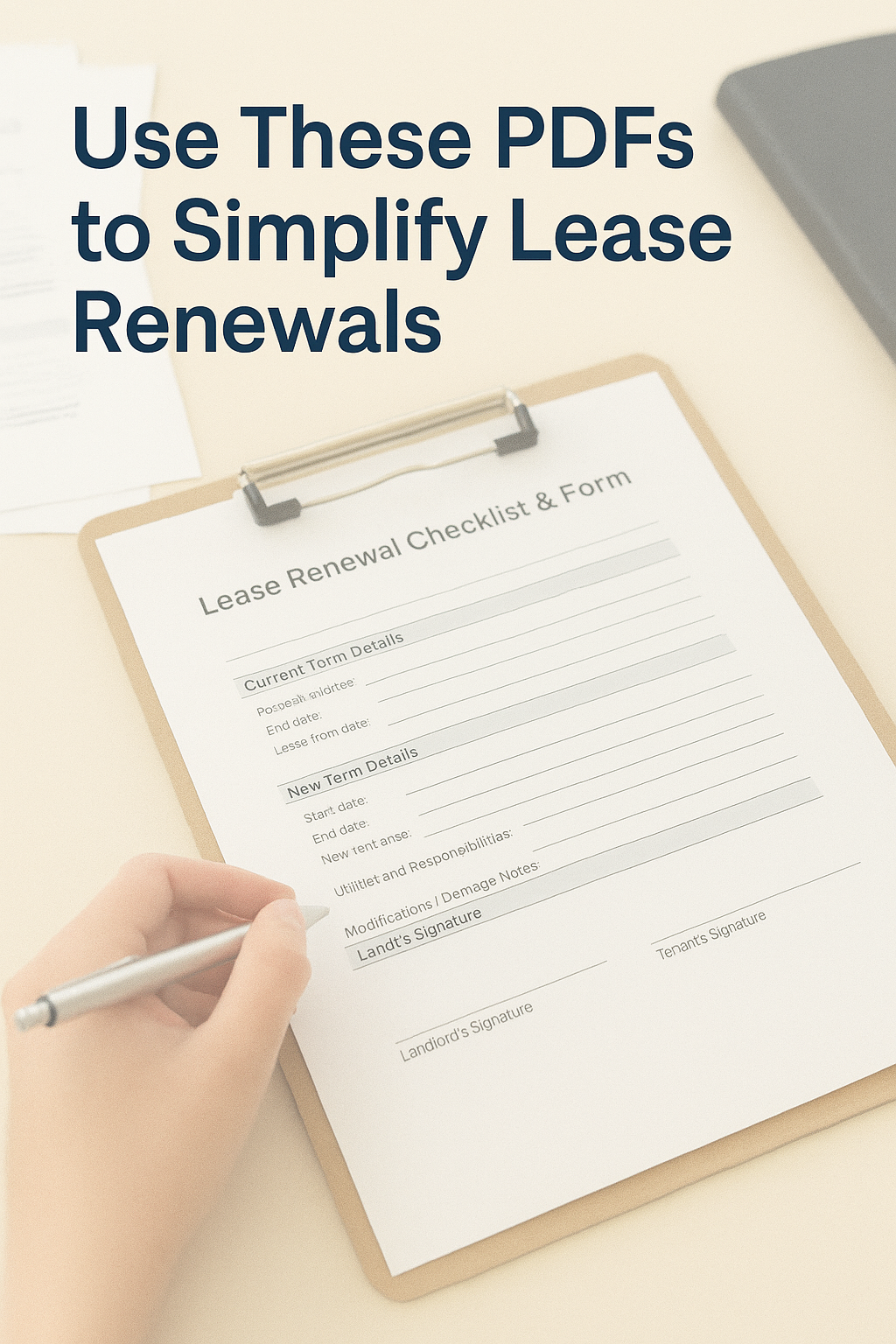 Landlord Documentation & Renewal Protection Bundle (Printable PDFs)